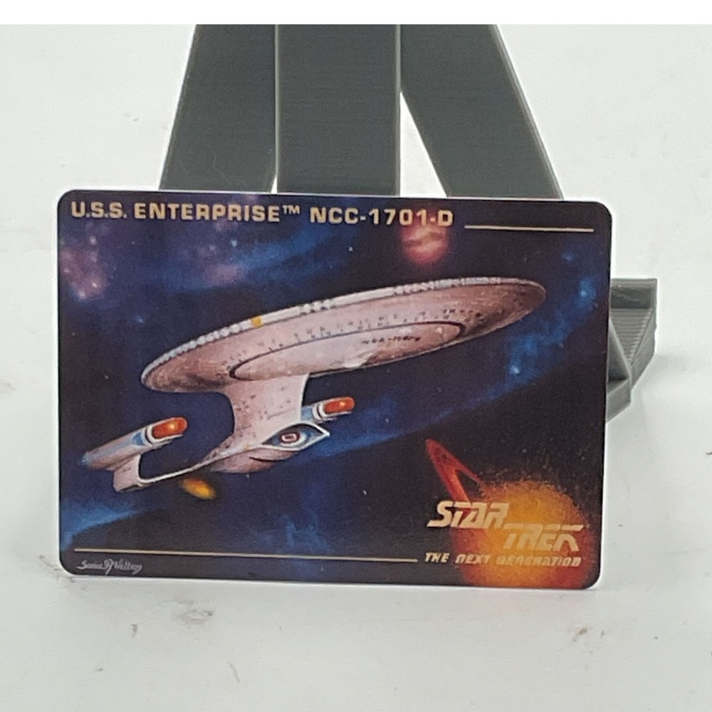 Hamilton Collection Star‎ Trek NCC-1701-D Porcelain Card